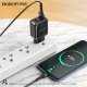 Ładowarka BOROFONE ŁADOWARKA SIECIOWA DBN6 CHARMER - 2XUSB - QC 3.0 18W 3A Z KABLEM USB NA TYP C CZARNA 4