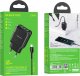 Ładowarka BOROFONE ŁADOWARKA SIECIOWA DBN6 CHARMER - 2XUSB - QC 3.0 18W 3A Z KABLEM USB NA TYP C CZARNA 5