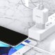 Ładowarka KAKU ŁADOWARKA SIECIOWA KSC-414 QIYUAN - 2XUSB - 10W 2,4A Z KABLEM USB NA TYP C BIAŁA 5