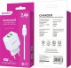 Ładowarka KAKU ŁADOWARKA SIECIOWA KSC-414 QIYUAN - 2XUSB - 10W 2,4A Z KABLEM USB NA TYP C BIAŁA 7