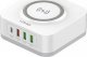 Ładowarka LDNIO Bezprzewodowa ładowarka indukcyjna LDNIO AW004, 3x USB + USB-C, 32W (biała) 2