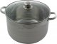 EDELHOFF INDUKCJA GARNEK stal z POKRYWKĄ 12L 30cm 7310 1