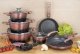 Edenberg Garnki marmurkowe Edenberg EB 5626 zestaw 15 elementów z przyborami kuchennymi 4