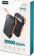 Powerbank Choetech powerbank solarny z ładowaniem indukcyjnym 20000mAh PD 20W / QC 18W / Qi 10W pomarańczowy (B657) 5