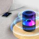 Głośnik Somostel Głośnik bezprzewodowy Somostel Bluetooth BT 5.0 H210 LED RGB AUX TF kolorowy przenośny czarny 3