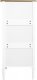 Atmosphera Komoda wąska Solen biała z 5 szufladami 8