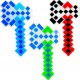 tomdorix Siekiera Topór Na Baterie MINECRAFT Światło Dźwięk z LED'ami 3
