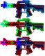 tomdorix MINECRAFT Zestaw Diamentowy na Baterie Karabin Miecz Siekiera 7