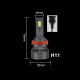 SKLEPLEDY ŻARÓWKI LED H11 XSTORM 120W 26000LM MOCNE CANBUS 1