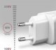 Ładowarka Axagon ACU-PQ30W Ładowarka sieciowa PD & QC 30W, QC3.0,4.0/AFC/FCP/PPS/Apple Biała 3