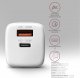 Ładowarka Axagon ACU-PQ30W Ładowarka sieciowa PD & QC 30W, QC3.0,4.0/AFC/FCP/PPS/Apple Biała 4