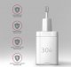 Ładowarka Axagon ACU-PQ30W Ładowarka sieciowa PD & QC 30W, QC3.0,4.0/AFC/FCP/PPS/Apple Biała 5