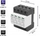 Qoltec Ogranicznik przepięć AC | 4P | 420V | T2 | B+C 2