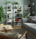 Fabryka Mebli Akord REGAŁ METALOWY LOFT 400 BIAŁY/BIAŁY 4