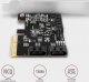 Kontroler Axagon PCIe 3.0 x4 - 4x SATA III (PCES-SA4X4) 3
