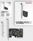 Kontroler Axagon PCIe 3.0 x4 - 4x SATA III (PCES-SA4X4) 4