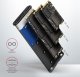 Kieszeń Axagon EEM2-SB2 Obudowa zewnętrzna aluminiowa bezrubowa USB-C 3.2 Gen 2 - M.2 NVMe / SATA SSD 30-80mm ALU pudełko czarne + USB-A - USB-C redukcja 8