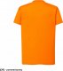 JHK T-shirt JHK TSRK 190 - dziecięca/młodzieżowa z krótkim rękawem wzmocniony lycrą ściągacz, 100% bawełna, 190g - pomarańczowy. 9-11 2