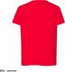JHK T-shirt JHK TSRK 190 - dziecięca/młodzieżowa z krótkim rękawem wzmocniony lycrą ściągacz, 100% bawełna, 190g - czerwony. 3-4 1