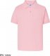 JHK PKID200 PKID210 - koszulki polo dzieciece krótki rękaw, rozcięcia po bokach 210 g/m2 approx, 100% bawelna - różowy 9-11 3