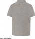 JHK PKID200 PKID210 - koszulki polo dzieciece krótki rękaw, rozcięcia po bokach 210 g/m2 approx, 100% bawelna - szary melanż 5-6 3