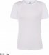 JHK T-shirt JHK SPORTLADY damski sportowy - dopasowany do sylwetki, dekoracyjne przeszycia przd, tył, rękawy, 100% poliester, 130g, - biały L 3
