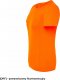 JHK T-shirt JHK SPORTLADY damski sportowy - dopasowany do sylwetki, dekoracyjne przeszycia przd, tył, rękawy, 100% - pomarańczowy fluorescencyjny S 2