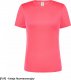 JHK T-shirt JHK SPORTLADY damski sportowy - dopasowany do sylwetki, dekoracyjne przeszycia przd, tył, rękawy, 100% - fuksja fluorescencyjny M 3