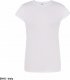 JHK T-shirt damski JHK TSRLPRM - premium z krótkim rękawem, dopasowany do sylwetki, single jersey, 170 g - biały XL 4