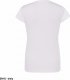 JHK T-shirt damski JHK TSRLPRM - premium z krótkim rękawem, dopasowany do sylwetki, single jersey, 170 g - biały XL 5
