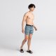 SAXX Bokserki męskie wygodne SAXX ULTRA Boxer Brief Fly paski - niebieskie M 3