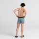 SAXX Bokserki męskie wygodne SAXX ULTRA Boxer Brief Fly paski - niebieskie M 4