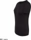JHK T-shirt JHK SPORTLADY damski sportowy - dopasowany do sylwetki, dekoracyjne przeszycia przd, tył, rękawy, 100% poliester, 130g, - czarny L 2