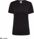 JHK T-shirt JHK SPORTLADY damski sportowy - dopasowany do sylwetki, dekoracyjne przeszycia przd, tył, rękawy, 100% poliester, 130g, - czarny L 3