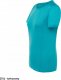 JHK T-shirt JHK SPORTLADY damski sportowy - dopasowany do sylwetki, dekoracyjne przeszycia przd, tył, rękawy, 100% poliester, 130g, - turkusowy XL 3
