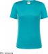 JHK T-shirt JHK SPORTLADY damski sportowy - dopasowany do sylwetki, dekoracyjne przeszycia przd, tył, rękawy, 100% poliester, 130g, - turkusowy XL 4