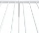 vidaXL vidaXL Metalowa rama łóżka z wezgłowiem i zanóżkiem, biała, 100x200 cm 8