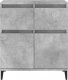 vidaXL vidaXL Komoda, szarość betonu, 60x35x70 cm, materiał drewnopochodny 7