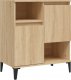 vidaXL vidaXL Komoda, dąb sonoma, 60x35x70 cm, materiał drewnopochodny 2