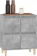 vidaXL vidaXL Komoda, szarość betonu, 60x35x70 cm, materiał drewnopochodny 4