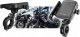 TKNconnect Metalowy uchwyt na telefon do kierownicy motocyklowej / pod śrubę 6