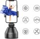 4kom.pl Uchwyt biurkowy statyw do telefonu z funkcją śledzenia twarzy Gimbal 360 obrotowy robot do nagrań live 1