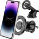 4kom.pl Uchwyt samochodowy Magnetic do MagSafe Dashboard & Vent Car Mount N51 uchwyt do auta do telefonu na szybę / deskę rozdzielczą do kratki wentylacyjnej Czarny 1