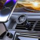 4kom.pl Uchwyt samochodowy Magnetic MagSafe Vent Car Mount uchwyt do auta do telefonu do kratki wentylacyjnej do MagSafe Czarny 2