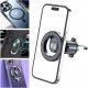 4kom.pl Uchwyt samochodowy Magnetic MagSafe Vent Car Mount uchwyt do auta do telefonu do kratki wentylacyjnej do MagSafe Czarny 4