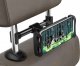 Alogy Uchwyt samochodowy na zagłówek Alogy do tabletu telefonu Czarny + Kabel 3w1 + Ładowarka USB-C + USB 3.1A 2