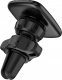4kom.pl Uchwyt samochodowy Uniwersalny magnetyczny ML-133 na telefon do kratki Black + Kabel 3w1 + Ładowarka USB-C + USB 3.1A 3