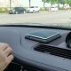 Alogy Uchwyt samochodowy Alogy Carbon na telefon do 6.8 cali GPS na deskę kokpit Czarny + Kabel 3w1 + Ładowarka USB-C + USB 3.1A 5
