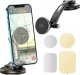4kom.pl Uchwyt samochodowy magnetyczny Car Holder do telefonu 4.5 - 7 na deskę/ szybę do auta Czarny 1