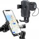 Alogy Uchwyt rowerowy zaciskowy na telefon kierownicę roweru na rower motocykl Yesido Bike Holder Czarny 1